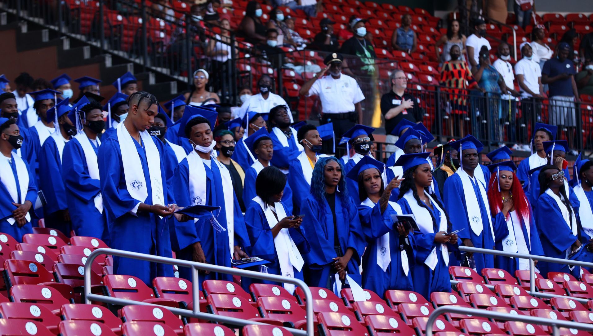 SLPS hold graduation ceremonies at Busch Stadium